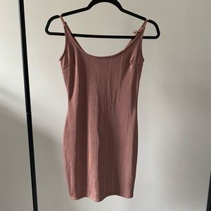 Tan tight dress